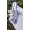 SPINNAKER авторський складаний ніж ручної роботи KUSTOM KNIVES, сталь - Damasteel Bifrost, 61-62 HRC, купити замовити в Україні